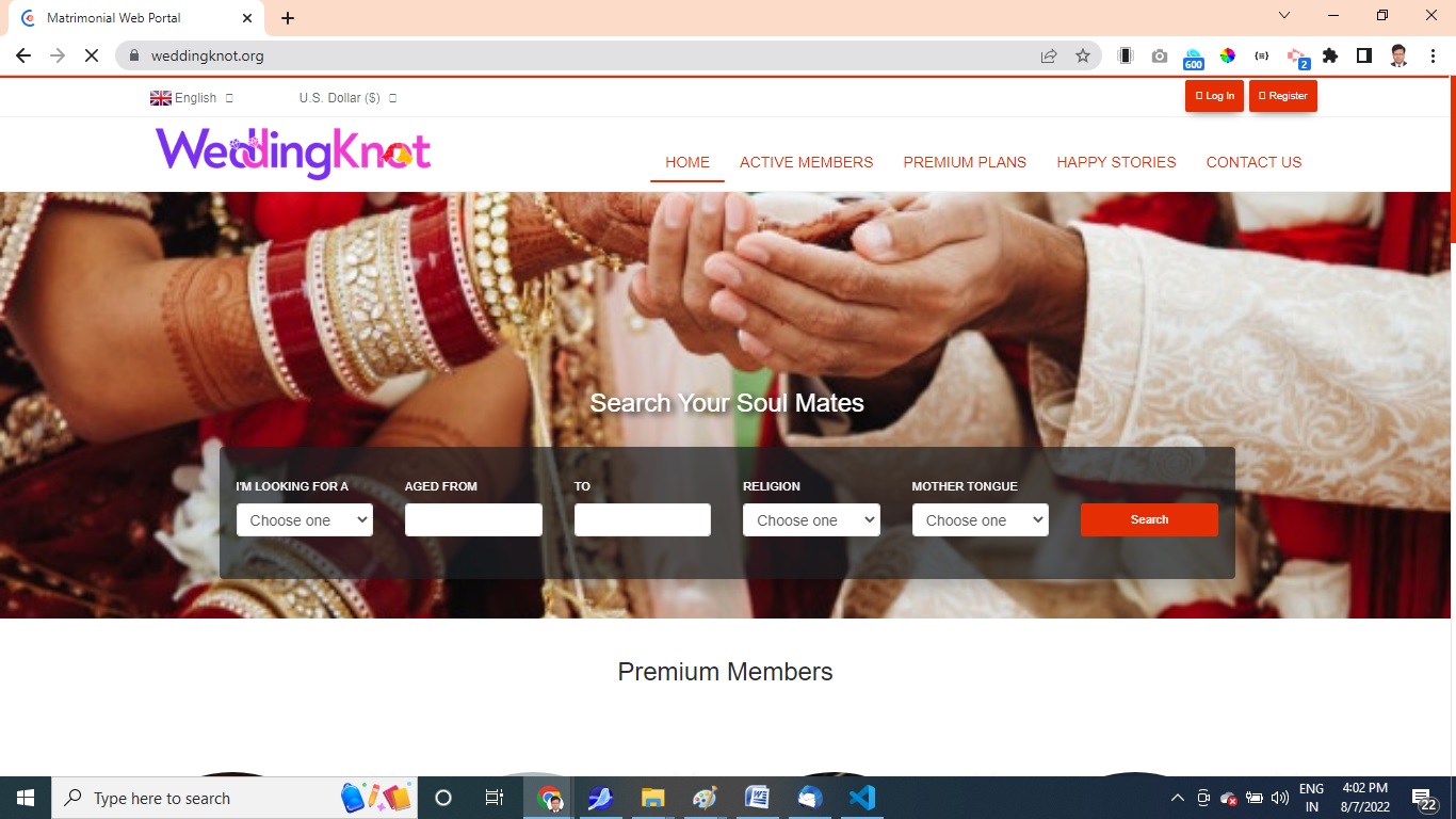 Matrimonial Portal